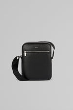 Leather North South Crossbody Bag