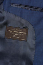 Blue Wool Milano Suit Jacket