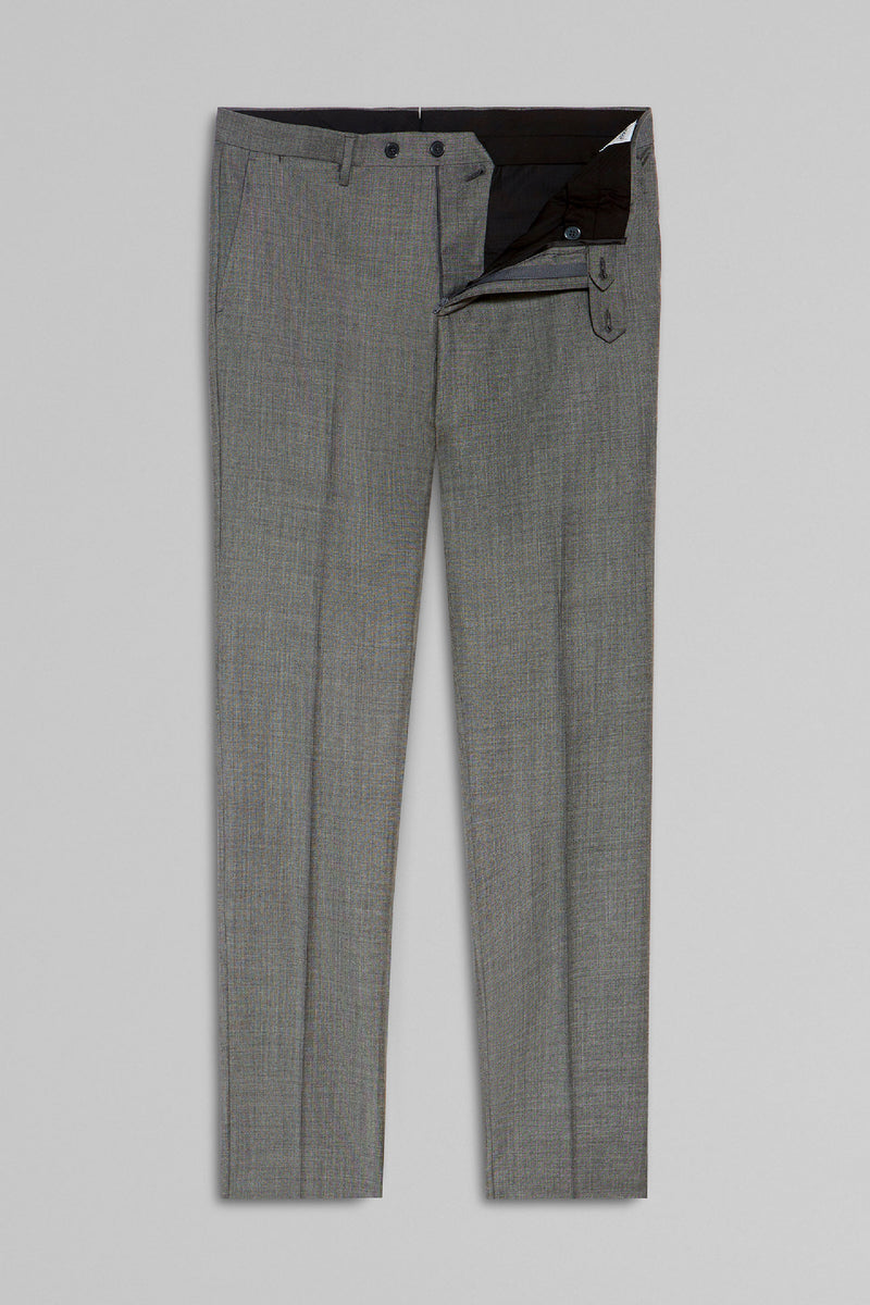 Slim Fit Grey Suit Trousers