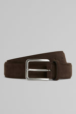 Brown Suede Belt