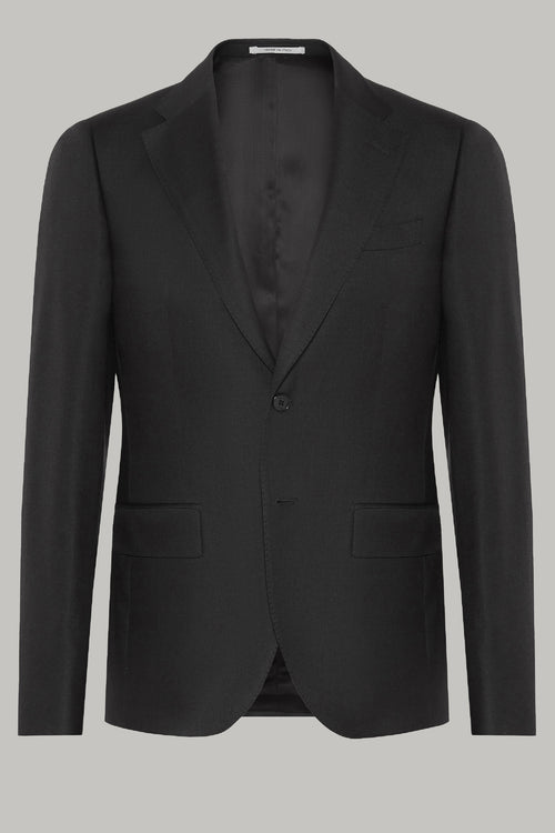 Charcoal Grey Wool Berlino Suit Jacket