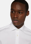 Slim Fit White Shirt in Stretch Cotton