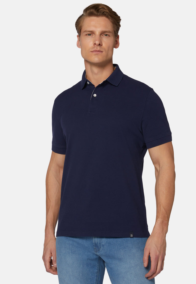 Regular Fit Cotton Pique Polo Shirt