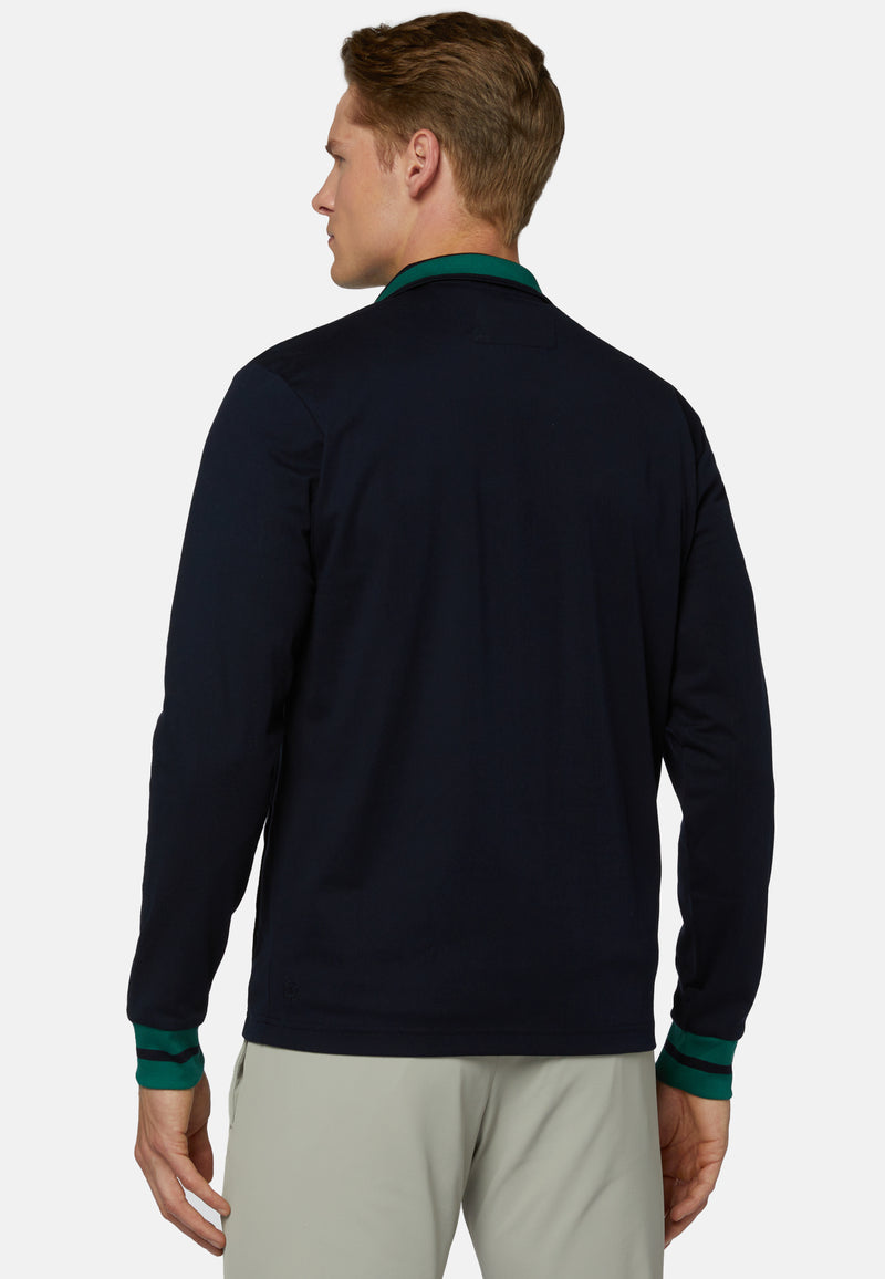 Half-Zip Sweatshirt in Sustainable High-Performance Jersey