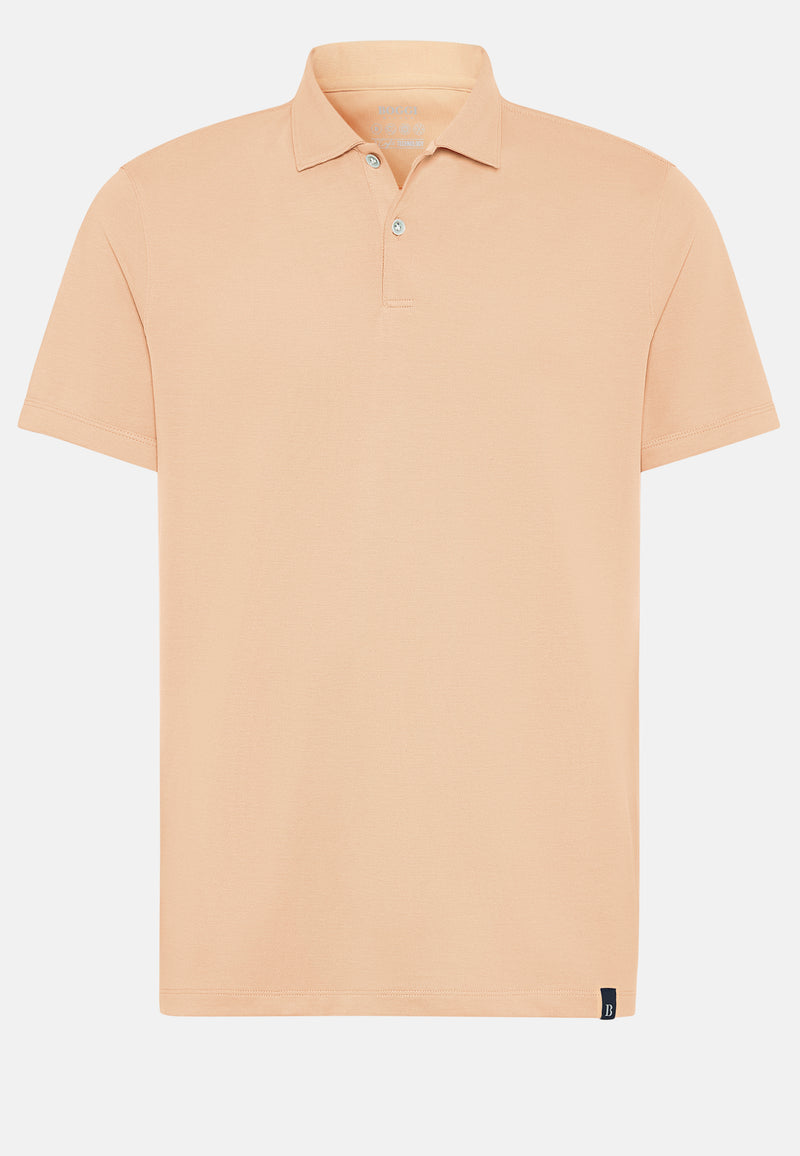 Spring Polo Shirt in Sustainable High-Performance Piqué