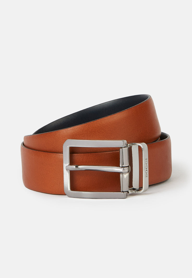 Reversible Buffed Leather Belt