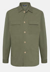 Stretch Cotton/Nylon Link Shirt Jacket