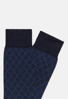 Geometric Cotton Blend Socks