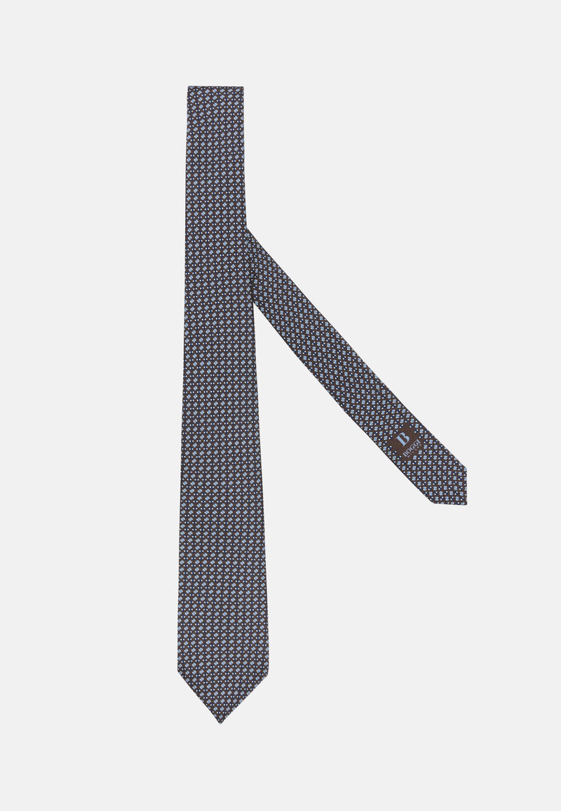 Micro Patterned Silk Tie