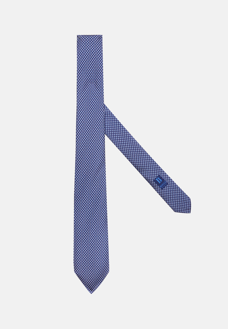 Micro Pattern  Silk Tie