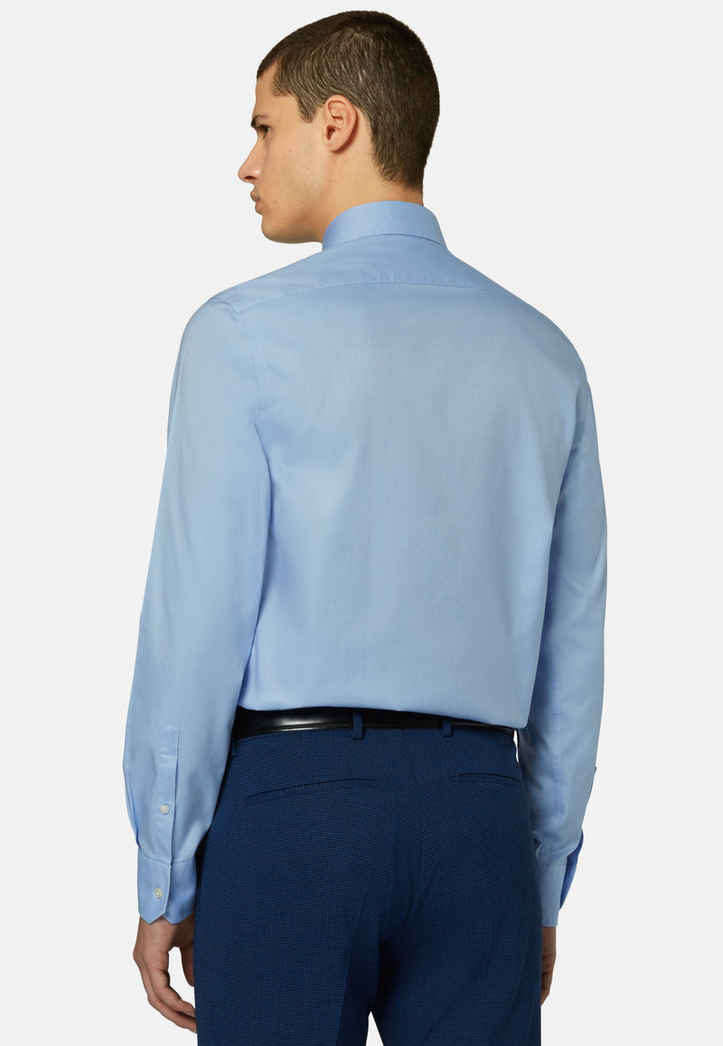 Buy Gina Bacconi Blue Sidney Twill Georgette Long Sleeve Shirt
