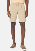 Stretch Cotton Summer Bermuda Shorts