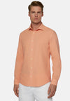 Regular Fit Papaya Cotton Shirt